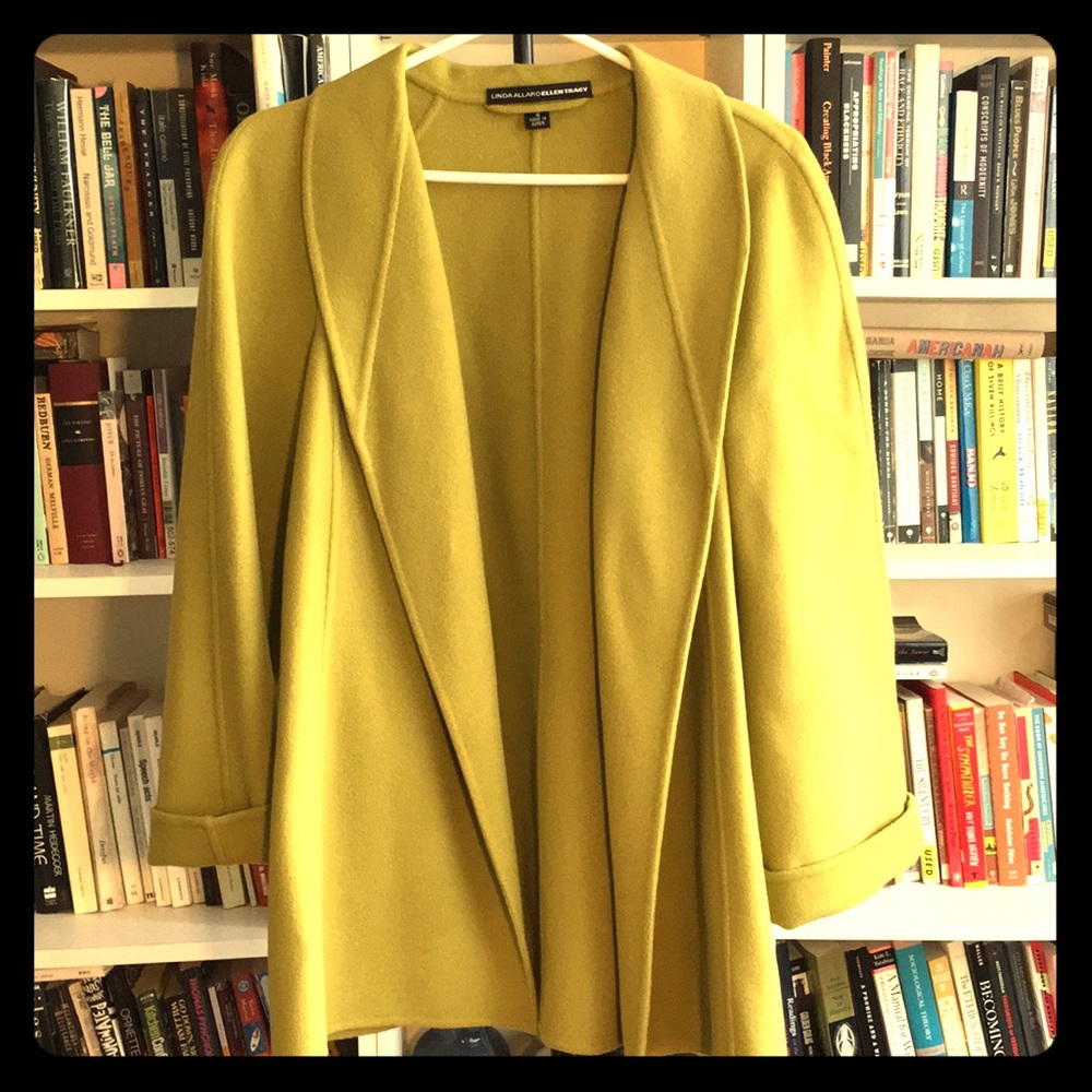 Linda Allard Ellen Tracy Wool Jacket (Green)